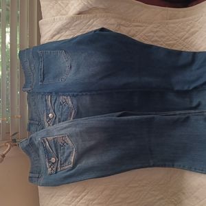 Set of 3 women's jeans to pair are boot cut one pair is skinny leg all size 16